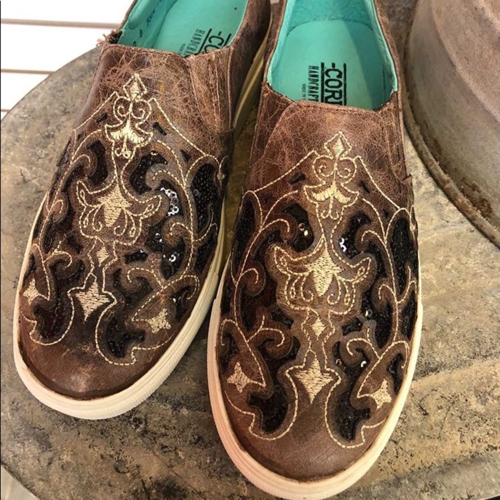 Corral Embroidery Slip On Sneaker